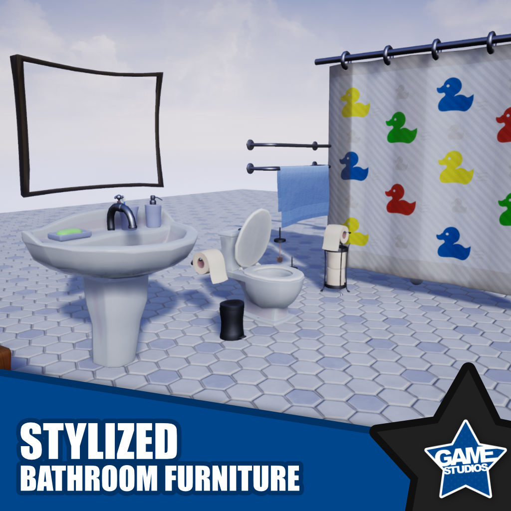 Stylized Bathroom Furniture at Unity Store