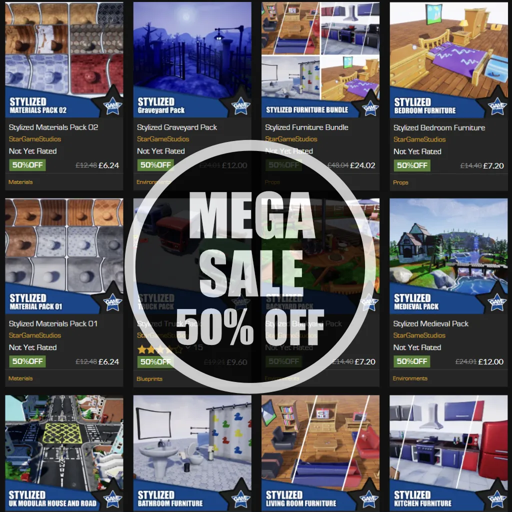 Save up to 50% on all Star Game Studios products now through May 7.