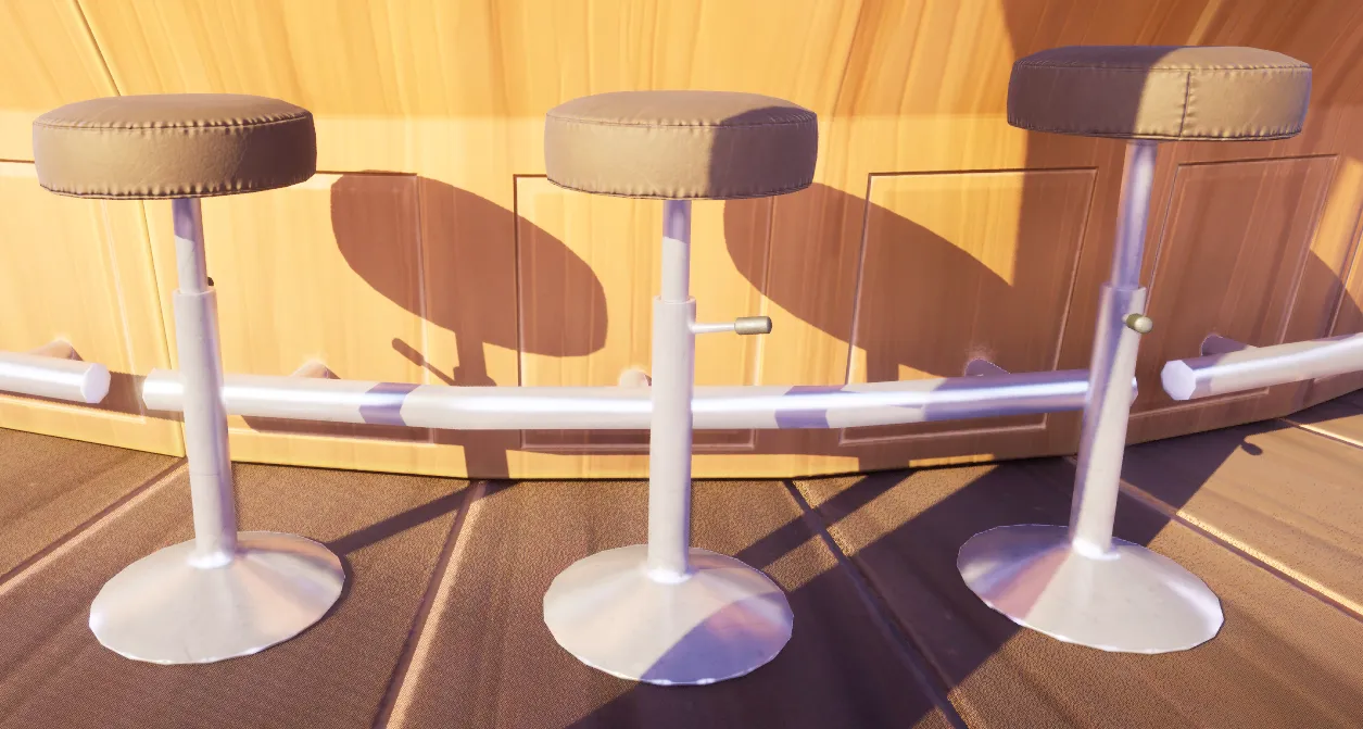 Stylized 3D Stool
