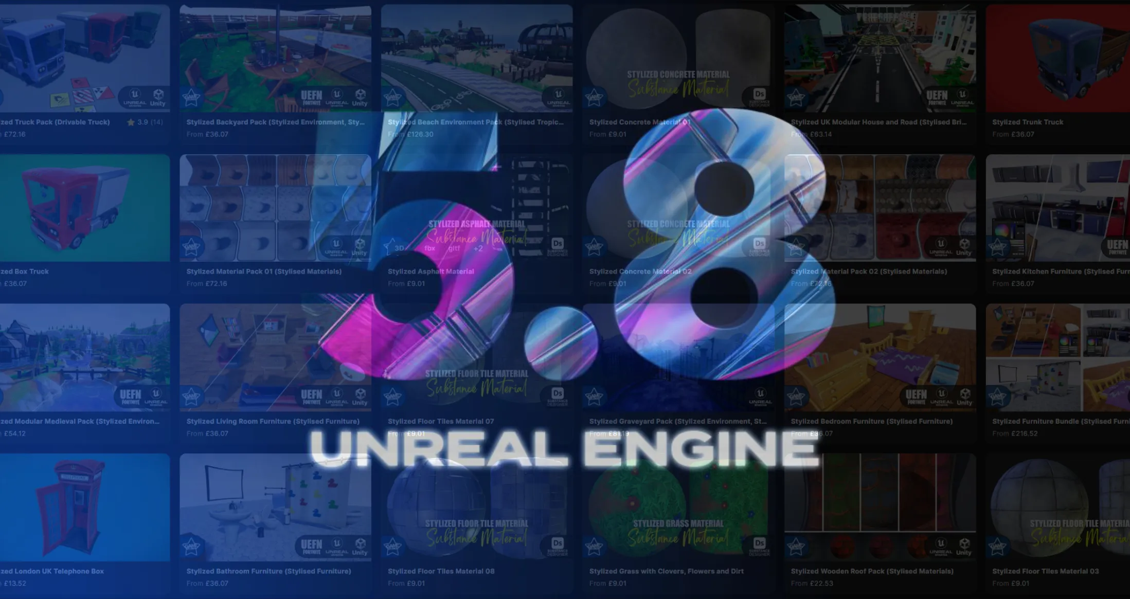 All Star Game Studios Assets in Unreal Engine 5.8