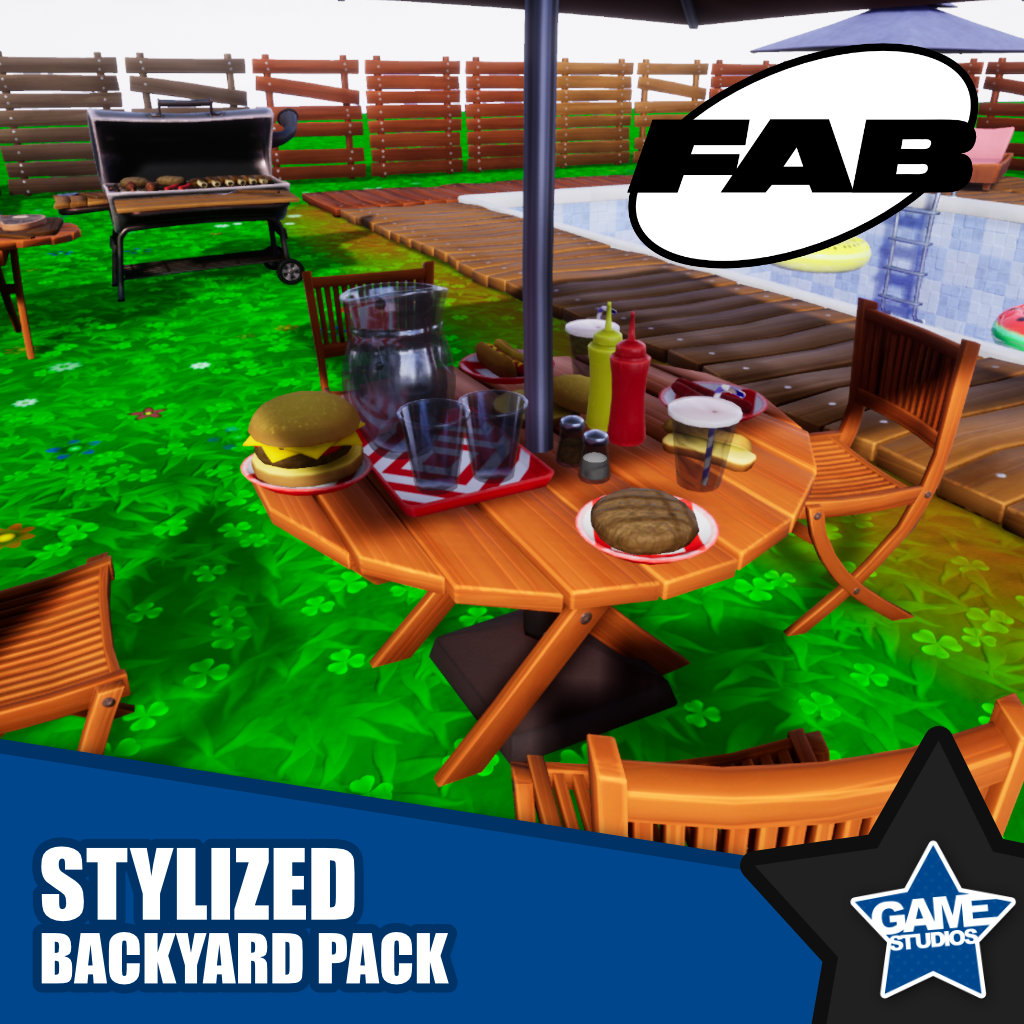 Exciting New Release: Stylized Backyard Pack Now Available on FAB.com!